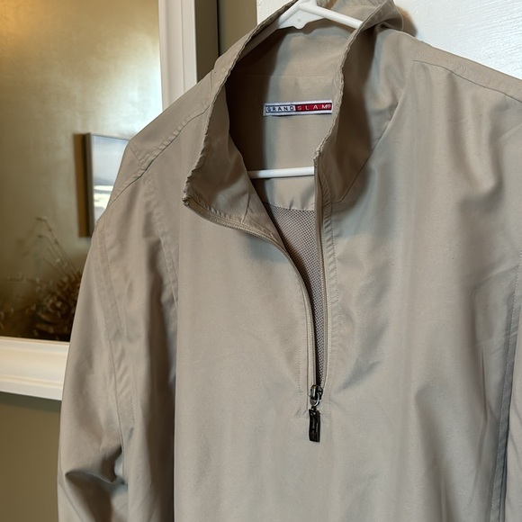 Grand Slam Size Large Khaki Pullover - Picture 3 of 4